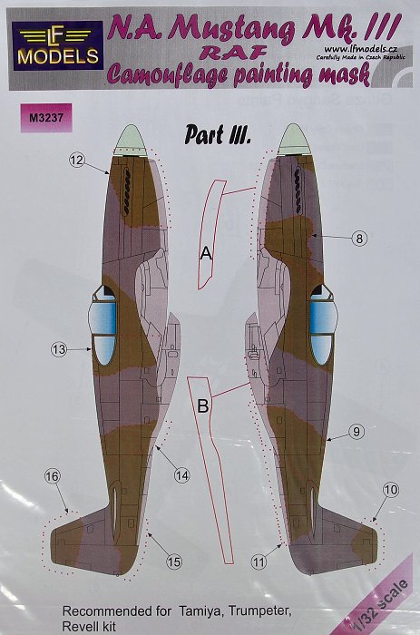 1/32 Mask N.A. Mustang Mk.III (TAM/REV) Pt III.