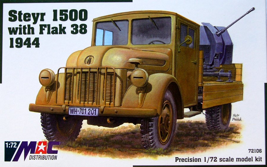 1/72 Steyr 1500 with Flak 38 (1944)