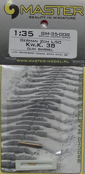 1/35 German 2cm L/50 Kw.K. 38 barrel (1 pc.)