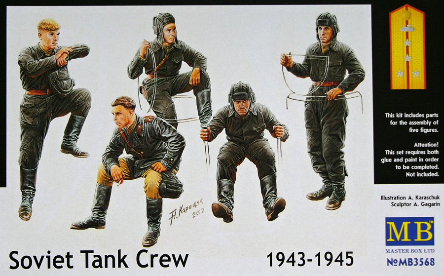 1/35 Soviet Tank Crew 1943-1945 (5 fig.)