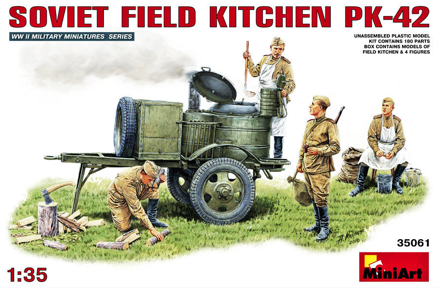 1/35 Soviet Field Kitchen PK-42 (incl. 4 fig.)