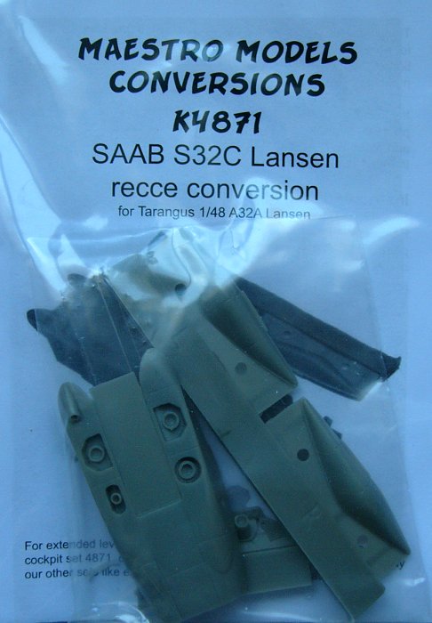 1/48 SAAB S32C Lansen recce Conversion set (TARA)