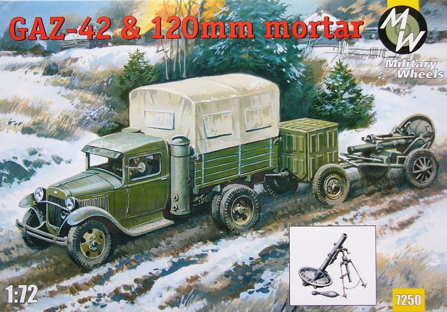 1/72 Gaz-42 & 120mm mortar