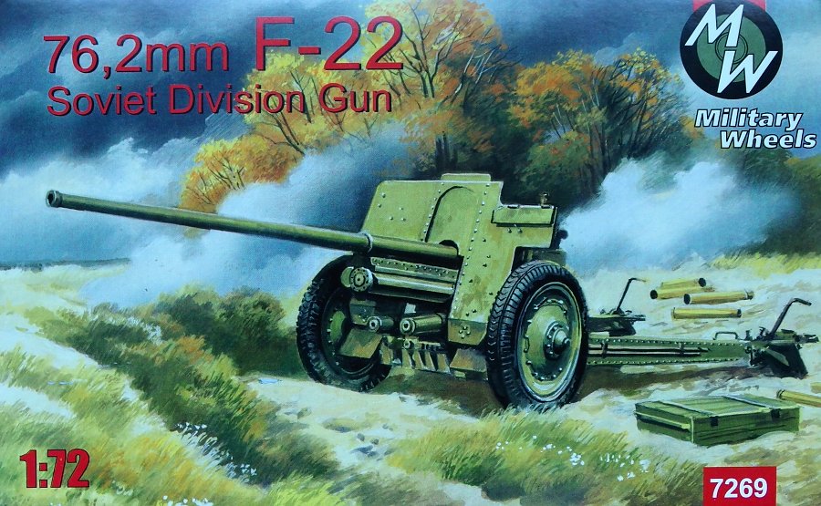 1/72 76,2 mm F-22 Soviet Division Gun