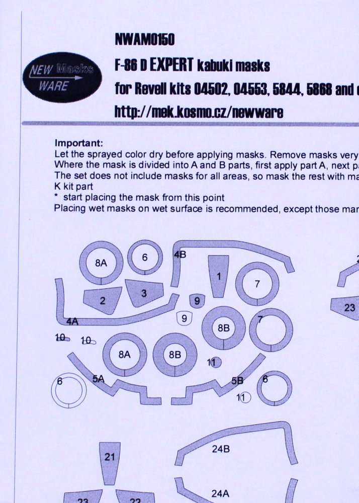 1/48 Mask F-86 D EXPERT (REV)