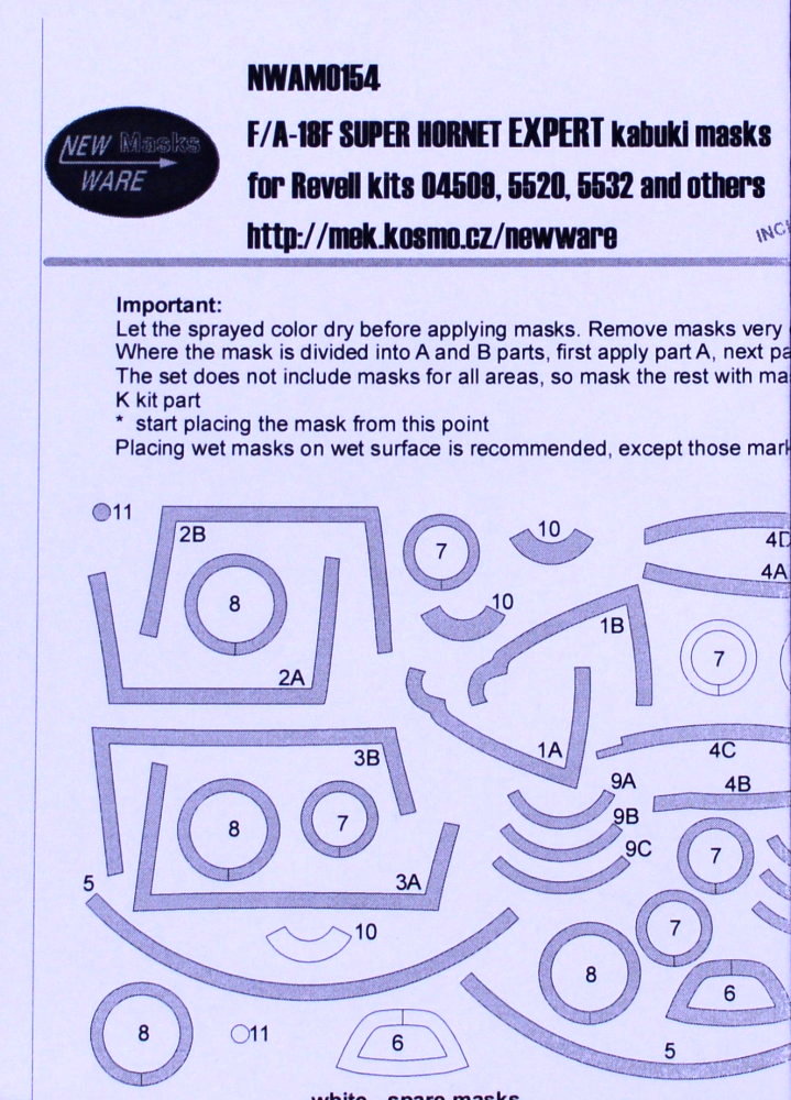 1/48 Mask F/A-18F Super Hornet EXPERT (REV)