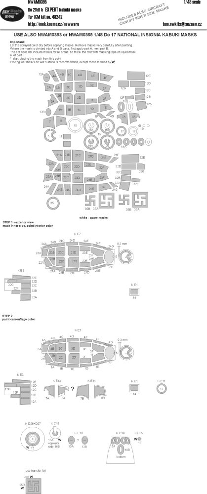 1/48 Mask Dornier Do 215B-5 EXPERT (ICM 48242)