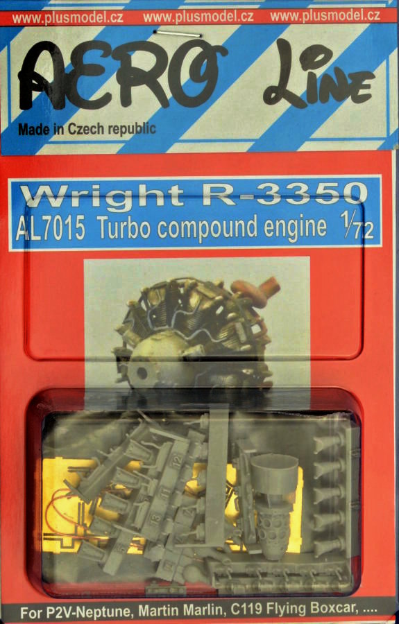 1/72 Wright R-3350 Turbo compund engine