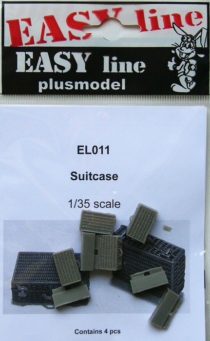 1/35 Suitcase  (4 pcs.) EASY LINE