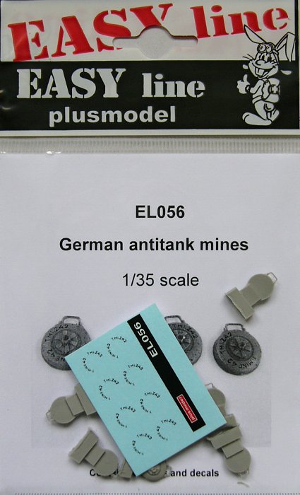 1/35 German antitank mines (8pcs&decals) EASY LINE