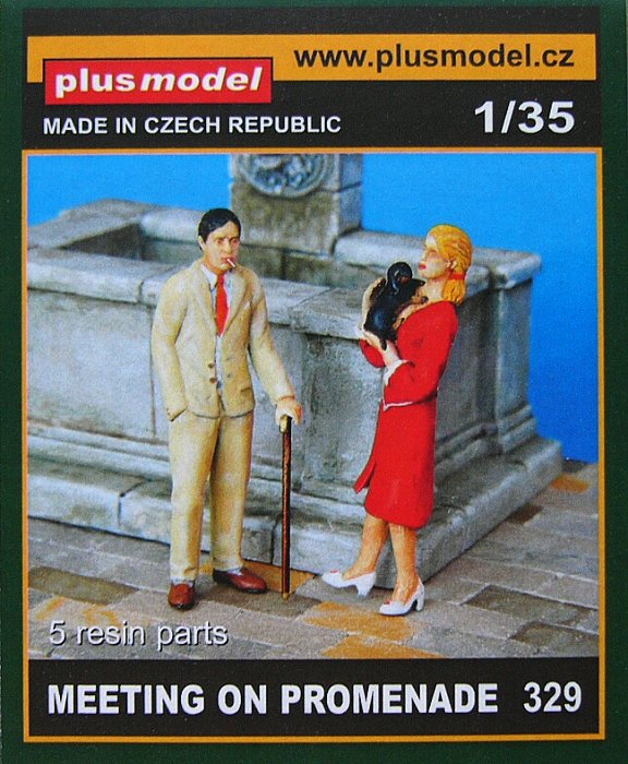 1/35 Metting on Promenade (5 resin parts)