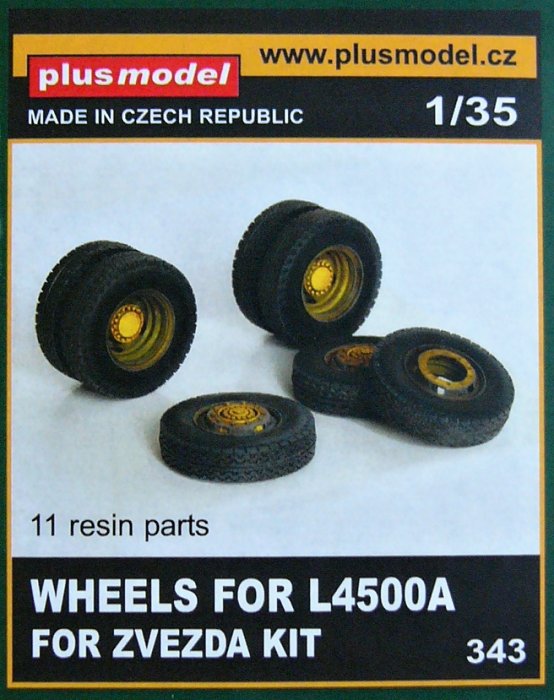 1/35 Wheels for L4500A (ZVEZDA)