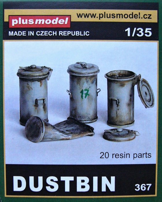 1/35 Dustbin (20 resin parts)