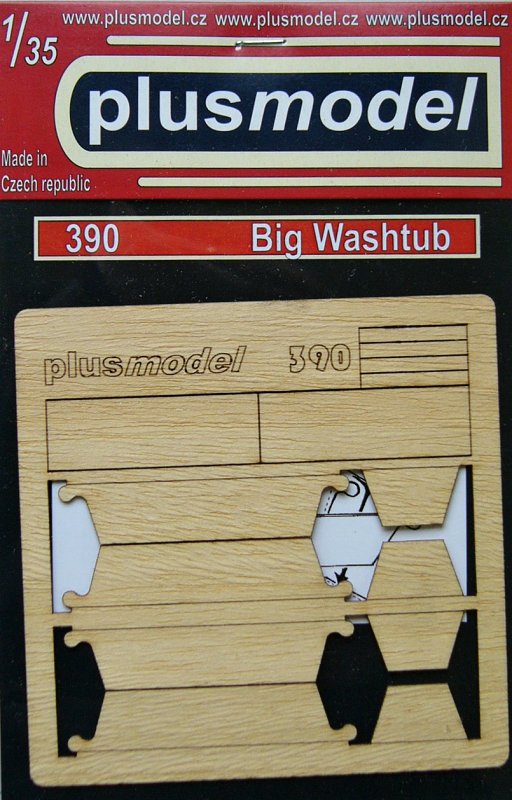 1/35 Big Washtub (laser cut wood)