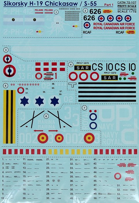 1/72 Sikorsky H-19 Chickasaw (wet decals) Part 1