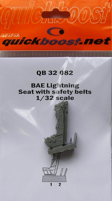 1/32 BAE Lightning seat with safety belts