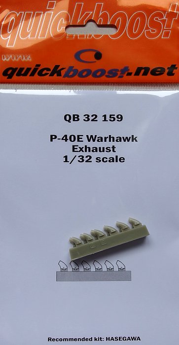 1/32 P-40E Warhawk exhaust (HAS)