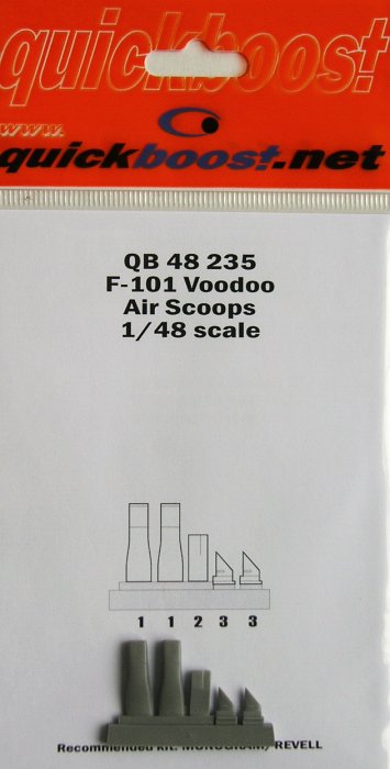 1/48 F-101 Voodoo air scoops (MON/REV)