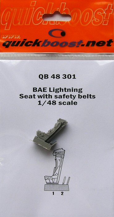 1/48 BAE Lightning seat with safety belts