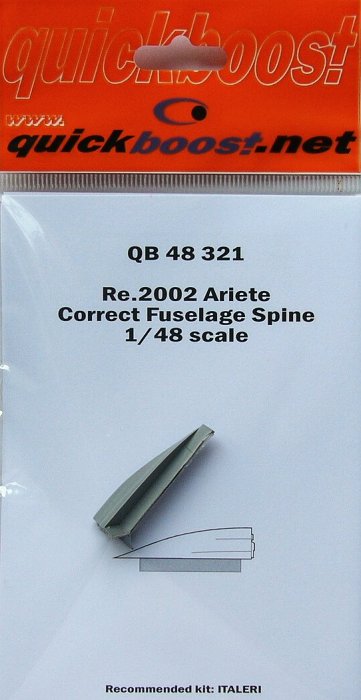 1/48 Re.2002 Ariete correct fuselage spine (ITA)