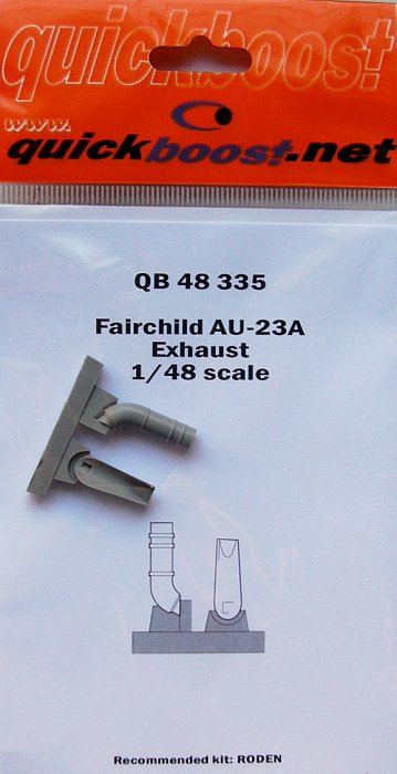 1/48 Fairchild Au-23A exhaust  (RDN)