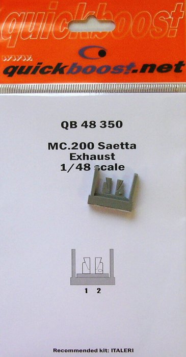 1/48 MC.200 Saetta exhaust (ITAL)