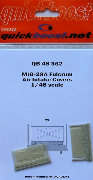 1/48 MiG-29A fulcrum air intake covers  (ACAD)