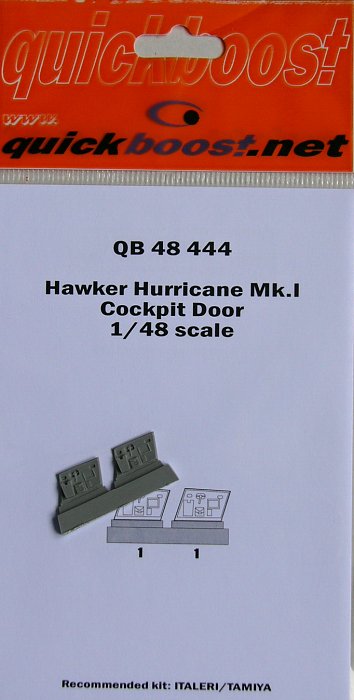 1/48 Hawker Hurricane Mk.I cockpit door (ITA/TAM)