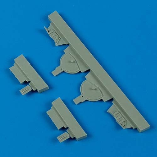 1/48 A6M5 Zero undercarriage covers (HAS)