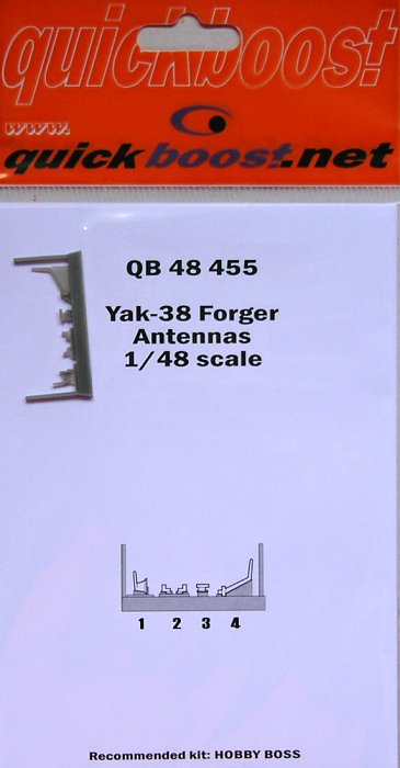 1/48 Yak-38 Forger antennas (HOBBYB)