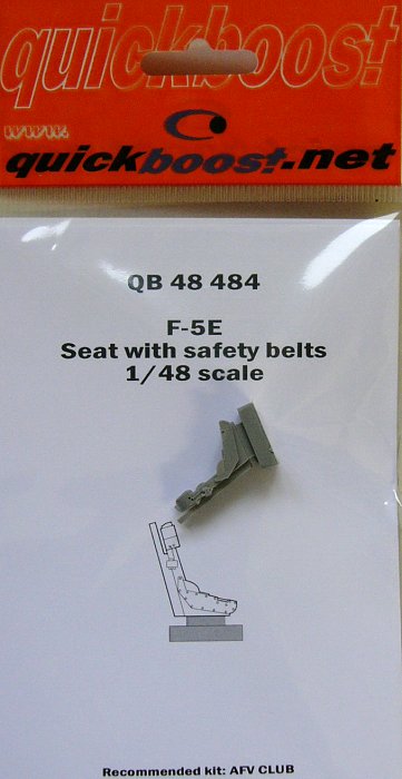 1/48 F-5E seat with safety belts (AFV)