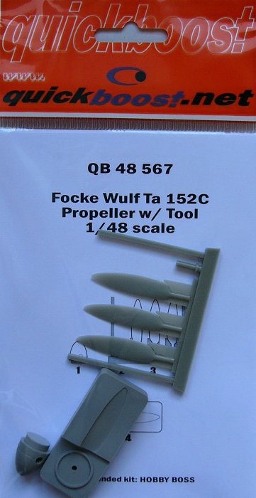 1/48 Fw Ta 152C propeller w/tool (HOBBYB)