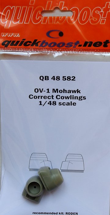 1/48 OV-1 Mohawk correct cowlings (RDN)