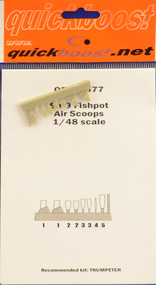 1/48 Su-9 Fishpot air scoops (TRUMP)