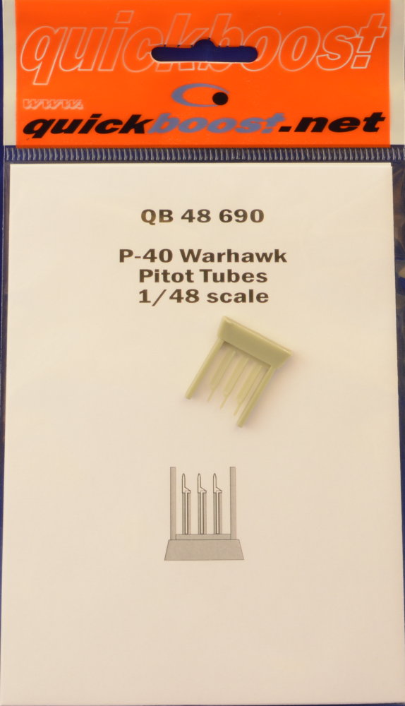 1/48 P-40 Warhawk pitot tubes