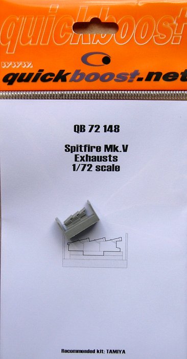 1/72 Spitfire Mk.V exhaust   (TAM)