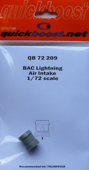 1/72 BAC Lightning air intake (TRUMP)