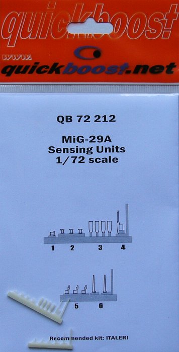 1/72 MiG-29A sensing units (ITA)