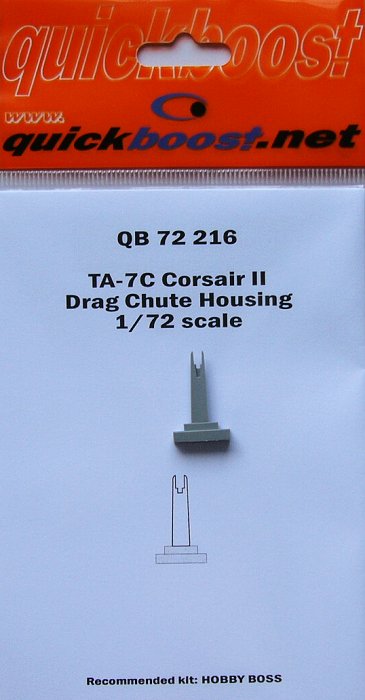 1/72 TA-7C Corsair II drag chute housing (HOBBYB)