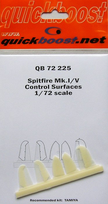 1/72 Spitfire Mk. I/V control surfaces  (TAM)