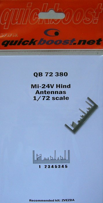 1/72 Mi-24V Hind antennas (ZVE)