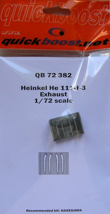 1/72 Heinkel He 111H-3 exhaust (HAS)