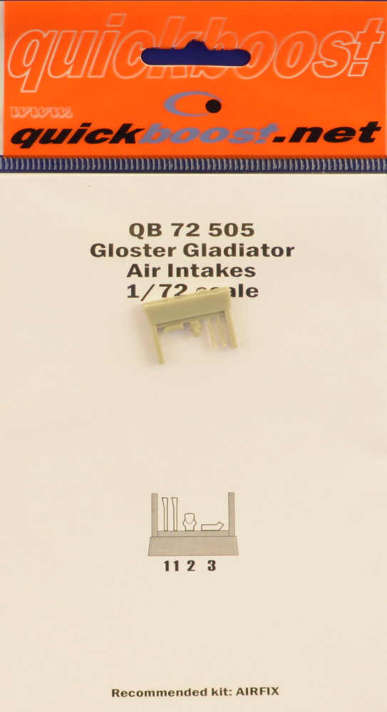 1/72 Gloster Gladiator air intakes (AIRFIX)