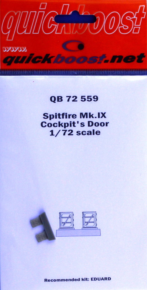 1/72 Spitfire Mk.IX cockpit's door (EDU)