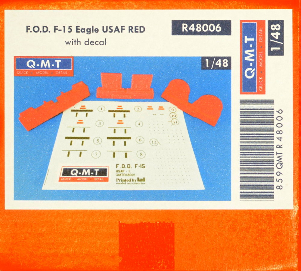 1/48 F.O.D. F-15 Eagle USAF (red)