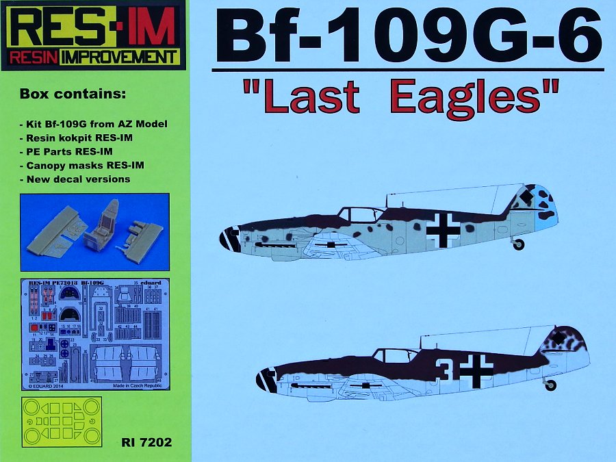 1/72 Bf-109G-6 & detail sets (Last Eagles)