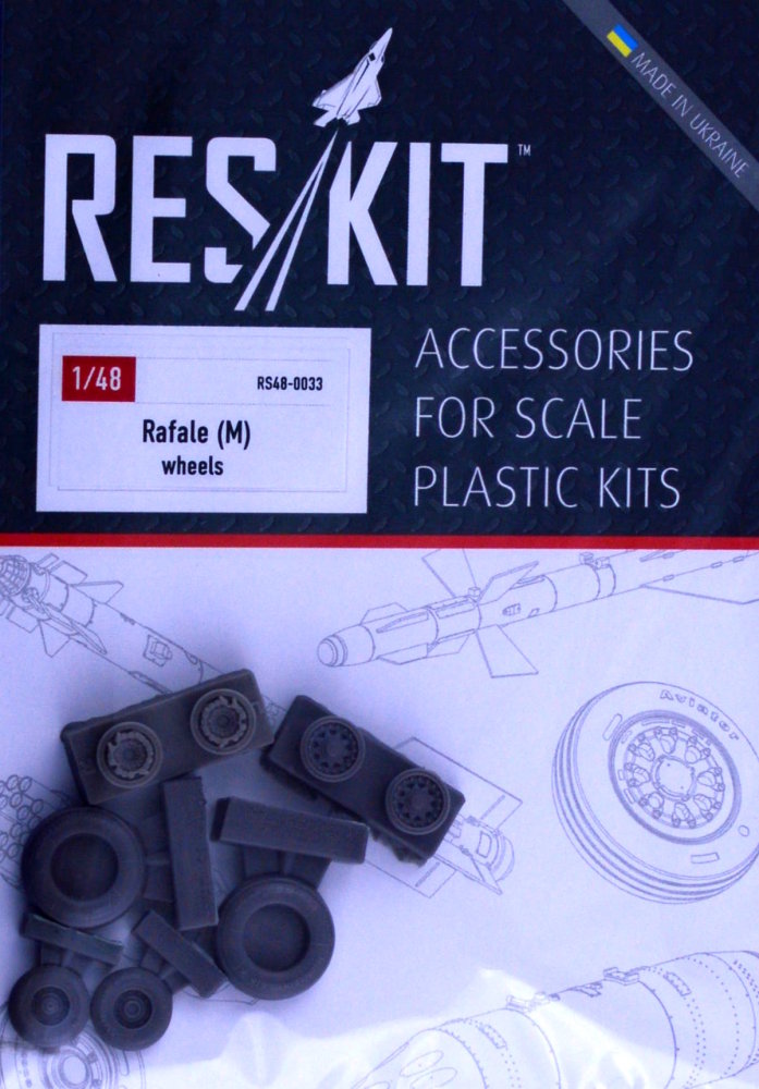 1/48 Dassault Rafale (M) wheels set (REV,HOBBYB)