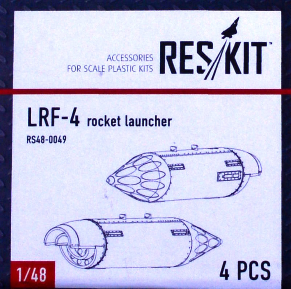 1/48 LRF-4 rocket launcher (4 pcs.)