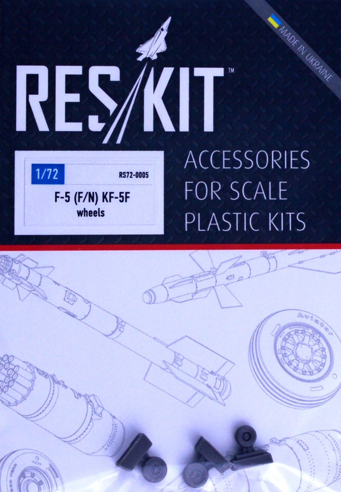 1/72 F-5 F/N Tiger II, KF-5F wheels set (ITA,REV)