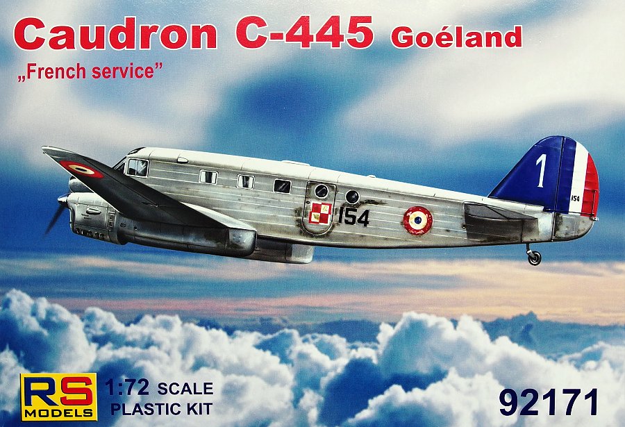 1/72 Caudron C-445 French service (4x camo)